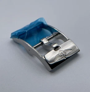 Breitling fibbia buckle acciaio 17 mm originale new - Imagen 1 de 7