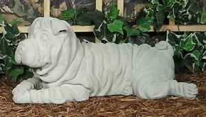 1409 Single Chinese Shar Pei Pup Puppy Dog Latex Fiberglass Mold Concrete - Picture 1 of 2