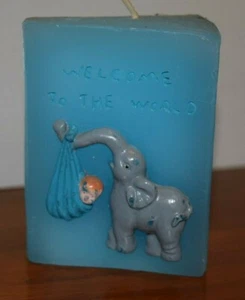 Velas HS - Bienvenido al mundo - Vela elefante - Imagen 1 de 4
