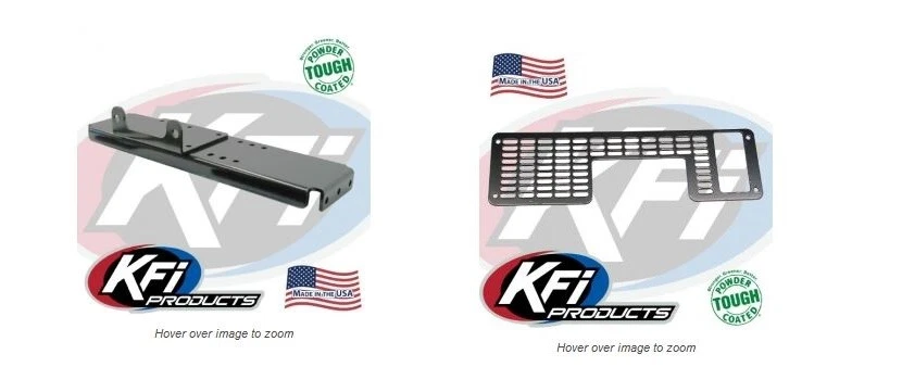 KFI Winch Mount Kit with Grill Polaris Ranger Full Size 425 500 700 2001-2009 - Image 1 of 1