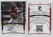 2014 Leaf Perfect Game Showcase Auto Black Nick Poirier #A-NP1 Auto