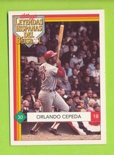 1991 Kellogg's Leyendas Hispanas del Beisbol - Orlando Cepeda  Cardinals