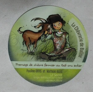 Flavours L' 'Ardèche Tag Of Cheese Goat La Chevrerie Of Baline - Picture 1 of 9