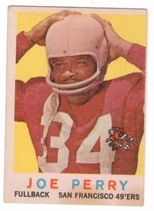40% DE DESCUENTO 1959 Topps #80 Joe Perry - San Francisco 49'ers, ¡muy buen estado! - Imagen 1 de 1