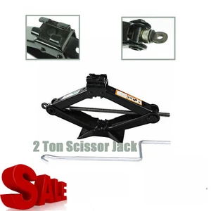 2TON SCISSOR Jack Speed Handle Lift Wind Up For Car VAN Garage Home Emergency US - Bild 1 von 10