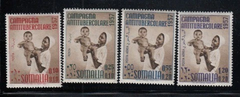 SOMALIA Anti-Tuberculosis Campaign MNH set Cover