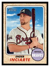 2017 Topps Heritage #252 ENDER INCIARTE Atlanta Braves
