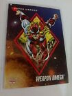 1992 WEAPON OMEGA - Marvel Comics Trading Card #8 [9.5 grade] Super Hero CANADA