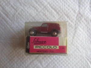 Schuco Piccolo Maroon Mercedes 170V NIP - Picture 1 of 6