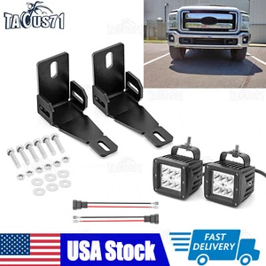 For 1999-2016 Ford F250 F350 F450 Super Duty Driving Fog Light + Wiring+ Bracket - Picture 1 of 7
