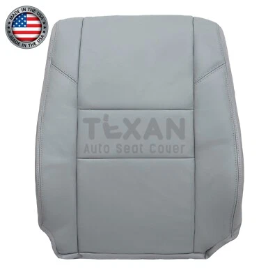 Leather Replacement Seat Cover Gray for 2005 2006 Toyota Tundra Driver Lean Back - Image 1 of 4