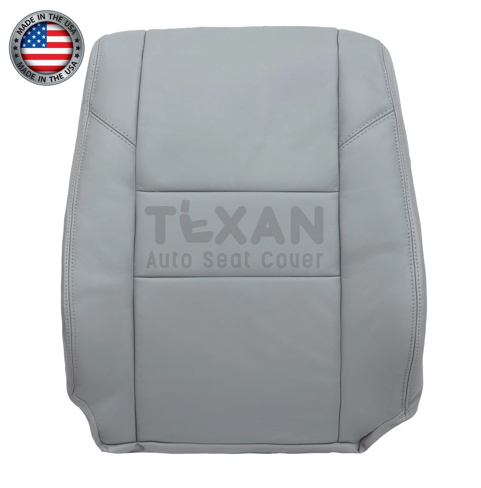 2005 2006 Toyota Tundra Passenger Lean Back Synthetic Leather Seat Cover Gray - Image 1 of 4