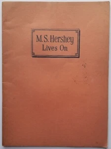 M. S. Hershey lebt vom Schokoladenmacher 1947 Heft - Bild 1 von 6