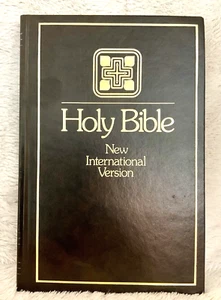 Holy Bible: New International Version 1984 Red Letter Concordance Reference Ed - Foto 1 di 5