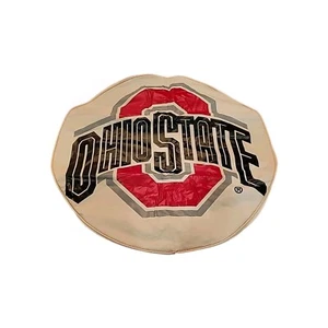 Ohio State Buckeyes Tire Cover O Logo White Vinyl O NCAA Football Columbus New - Picture 1 of 10