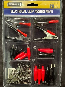Surtido de clips de resorte de cucaracha eléctrica cocodrilo saltador cables 12 V bajo voltaje - Imagen 1 de 9