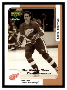 1999 McDonald's Upper Deck The Rookie Year #MCD-4R Steve Yzerman - Red Wings