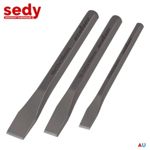 3 Piece Cold Chisel Set Stone Marble Brick Mansory Concrete - Picture 1 of 5