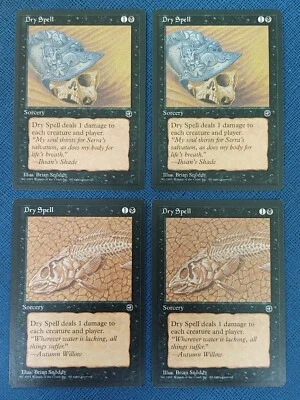 MTG 4x Dry Spell x4 LP Homelands Magic Playset Black Sorcery - Image 1 of 2