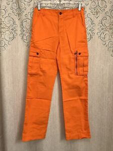 POLO Ralph Lauren Orange Girl's Cargo Pants Size 14 (28"x28") NWOT