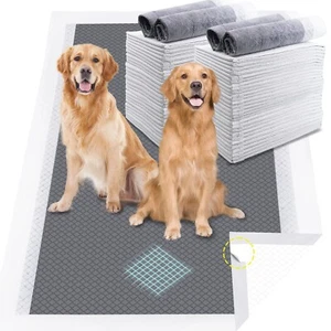 47"*31" Puppy Pee Pads for Dogs Extra Large 30 Count, XXXXL Charcoal Pee Pads... - Picture 1 of 6