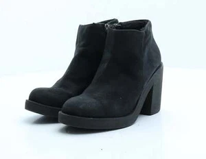 Call It Spring Womens Black Faux Suede Chelsea Boot UK 4 EU 37 - Picture 1 of 12