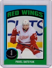 PAVEL DATSYUK 14/15 OPC O-Pee-Chee #ST-98 Retro Sticker Insert Red Wings Card