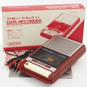 Grabadora de datos Nintendo Cassette HVC-008 para Family Basic Famicom JAPÓN Juego 1316 - Imagen 1 de 14