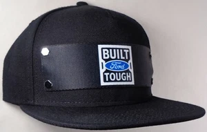 Gorra gorra delantera correa de nailon Ford construida resistente negra BFTG - Imagen 1 de 2