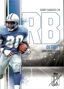 Barry Sanders - 2024 Topps Signature Class Football #15 - Bild 1 von 2