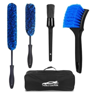 Wheel Brush, Wheel & Rim Cleaner Brush, Tire Brush, Wheel Cleaning Brush, Ben... - Picture 1 of 6