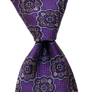 JOS. A. BANK RESERVE Men's Silk Necktie Designer Geometric Purple/Blue/Gold NWT - Picture 1 of 3