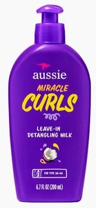 Aussie Miracle Curls with Coconut & Jojoba Oil. Leave In.6.7 Oz New!!! - Picture 1 of 2