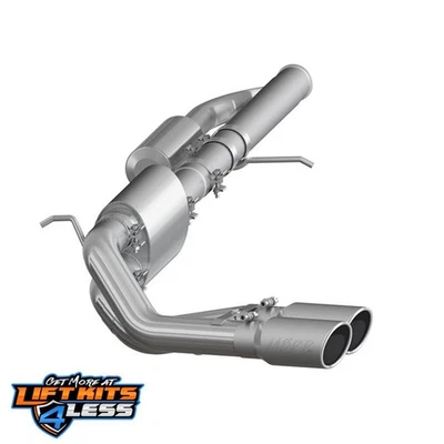 MBRP 适用于 09+ 雪佛兰索罗德 1500 3 英寸猫背前轴双插座带 4i... — 第 1/4 张图片