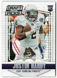2015 Justin Hardy Panini Prizm Collegiate Draft Picks Prizms Rookie - Bild 1 von 2