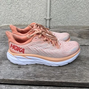Hoka One One Damen 7.5B Clifton 8 Cantaloupe Laufschuhe Sneaker - Bild 1 von 6
