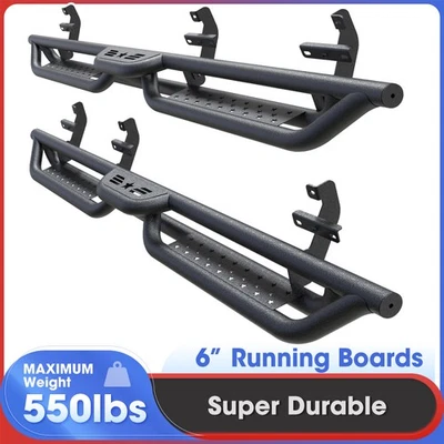 Tabla de correr de 6" Ford F150 2015-2025 2017-2025 F250 F350 súper doble cabina barra Nerf Foto 1 de 4