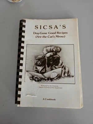 Sicsa's UD Art Dept Cookbook 1985 Dog-Gone Good Recipes  100% Donation  - Image 1 of 4