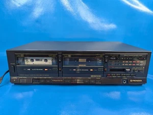 Vintage Pioneer CT-1270WR Stereo Dual Cassette Deck Made in Japan - sauber & getestet - Bild 1 von 15