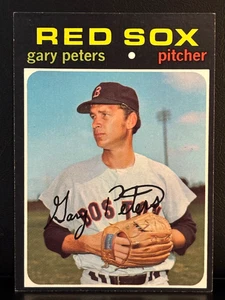 1971 Topps #225 Gary Peters - Boston Red Sox - AL All Star Pitcher EXCELLENT - Picture 1 of 2