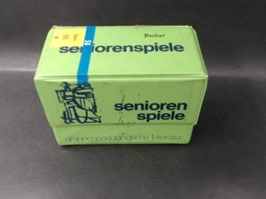 Seniorenspiele: Karten mit Spielen nach Gruppen geordnet. Kontaktspiele,Tanzspie - Bild 1 von 3