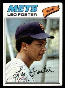 1977 Topps Leo Foster 458 New York Mets - Picture 1 of 2