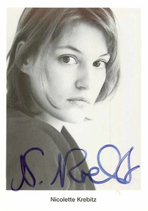 Nicolette Krebitz - Autogrammkarte - Schauspielerin - Signiert - Picture 1 of 2