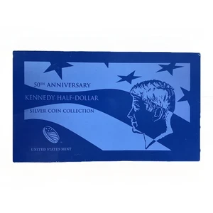 Juego de 4 monedas de plata de medio dólar Kennedy 2014 50 aniversario colección - Imagen 1 de 4