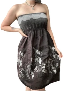 Lapis Anthropologie Women’s Midi Dress Sz S Moon Stars Whimsigoth Witchy Fairy - Picture 1 of 4