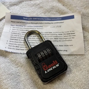 Vault Locks 5000 Portable Combination Lockbox for House Keys, Waterproof Keysafe - Picture 1 of 4