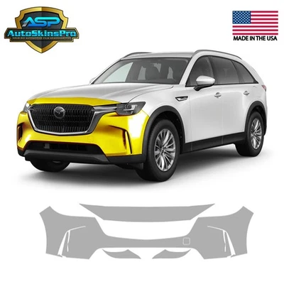 Precut Paint Protection Film for 2024-2025 Mazda CX-90 4D SUV Front Bumper - Image 1 of 4