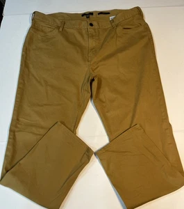 Banana Republic Herren Slim Fit Traveler Hose 42x32 gelb/senf - Bild 1 von 5