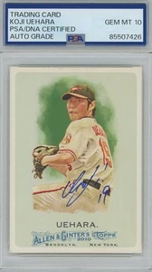 Koji Uehara 2010 Allen Ginter A&G GEM MT 10 PSA/DNA Signed Auto Autographed - Picture 1 of 1