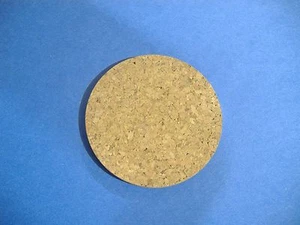 4" CORK MAT FLOWER POT SAUCER TROPICAL COASTER - Picture 1 of 5